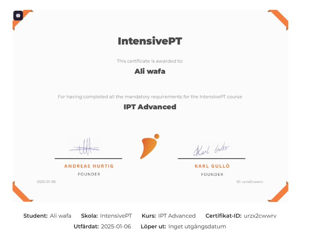 Certifikat 3